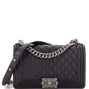 Chanel Boy Flap Bag Quilted Lambskin #233855C44B